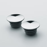 Custom Chrome Gas Cap Sets Kit Fit For Harley all models with screw-type Gas Tanks late 96-Up